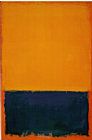 Blue Canvas Paintings - Yellow Blue Orange 1955